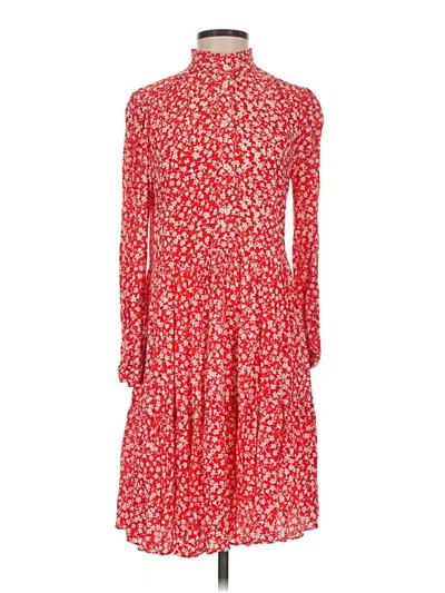 Pre-owned Jcrew Casual Dress In Red