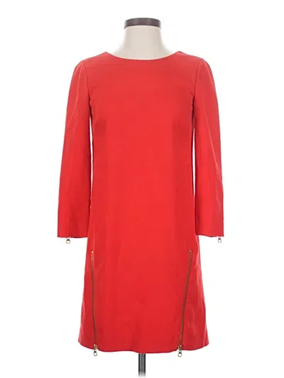 Pre-owned Jcrew Casual Dress In Red