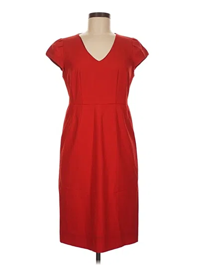 Pre-owned Jcrew Casual Dress In Red