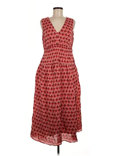 Pre-owned Jcrew Casual Dress In Red