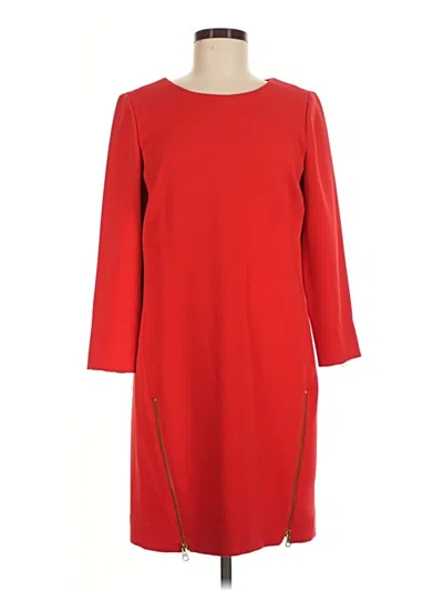 Pre-owned Jcrew Casual Dress In Red