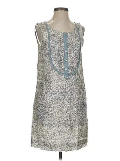 Pre-owned Jcrew Casual Dress In Silver