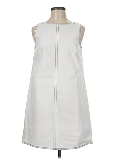 Pre-owned Jcrew Casual Dress In Silver