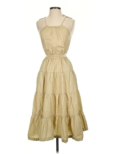 Pre-owned Jcrew Casual Dress In Tan