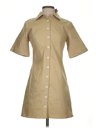 Pre-owned Jcrew Casual Dress In Tan
