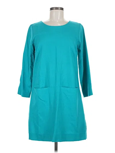 Pre-owned Jcrew Casual Dress In Teal
