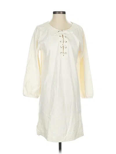 Pre-owned Jcrew Casual Dress In White
