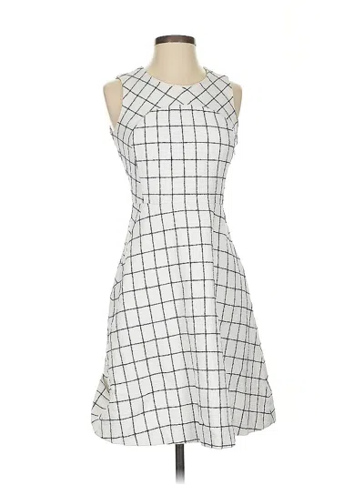 Pre-owned Jcrew Casual Dress In White