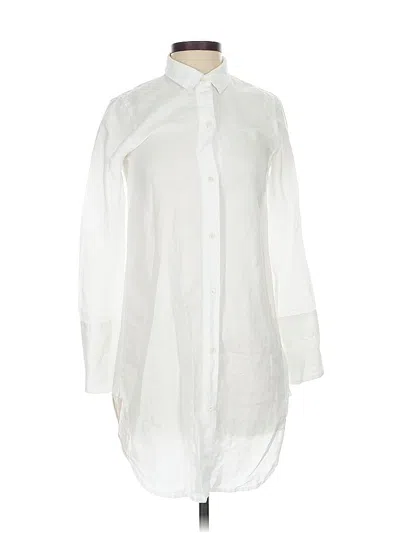 Pre-owned Jcrew Casual Dress In White
