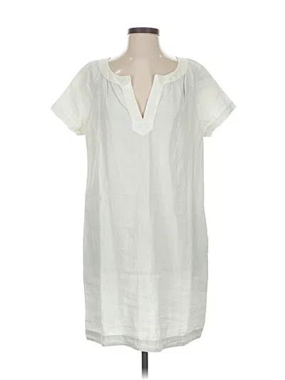 Pre-owned Jcrew Casual Dress In White