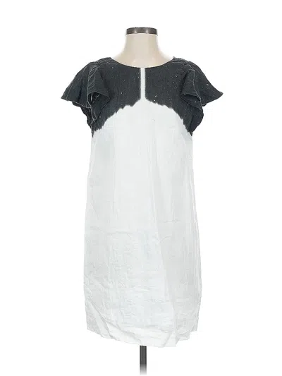 Pre-owned Jcrew Casual Dress In White