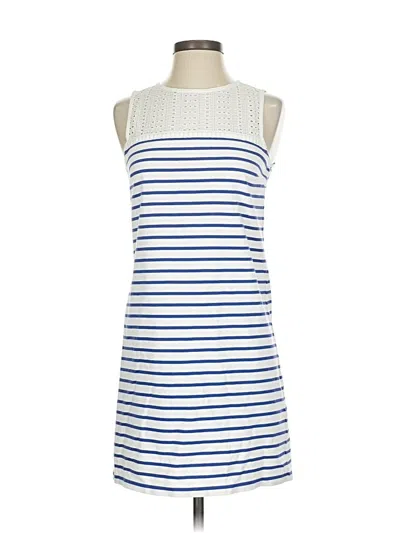 Pre-owned Jcrew Casual Dress In White