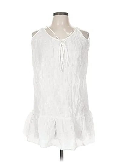 Pre-owned Jcrew Casual Dress In White