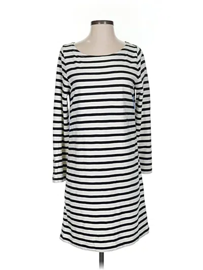 Pre-owned Jcrew Casual Dress In White