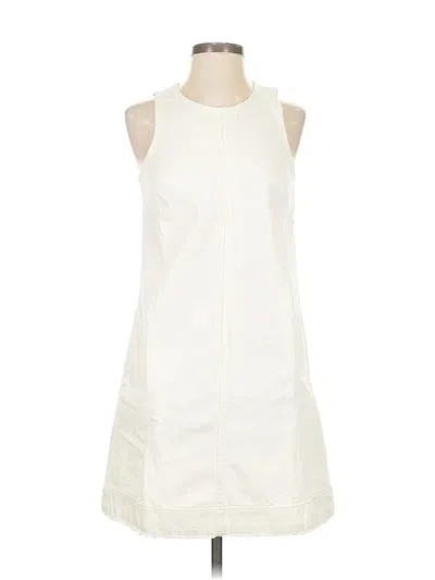 Pre-owned Jcrew Casual Dress In White