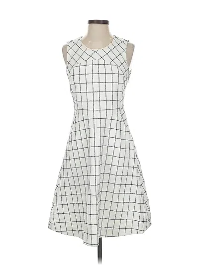 Pre-owned Jcrew Casual Dress In White