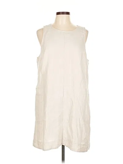 Pre-owned Jcrew Casual Dress In White