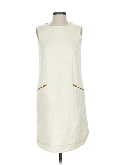 Pre-owned Jcrew Casual Dress In White
