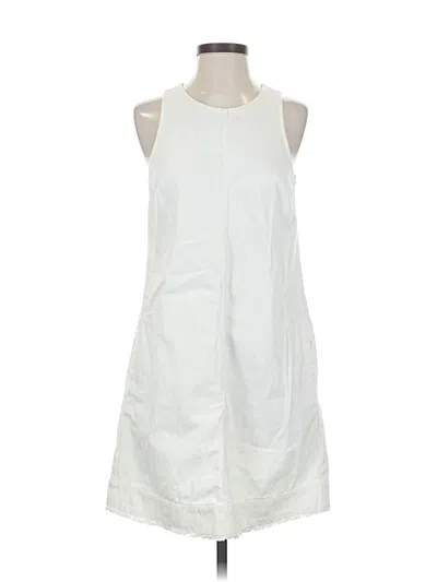 Pre-owned Jcrew Casual Dress In White
