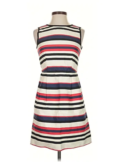 Pre-owned Jcrew Casual Dress In White