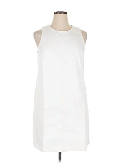 Pre-owned Jcrew Casual Dress In White