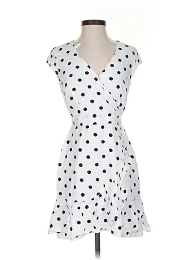 Pre-owned Jcrew Casual Dress In White
