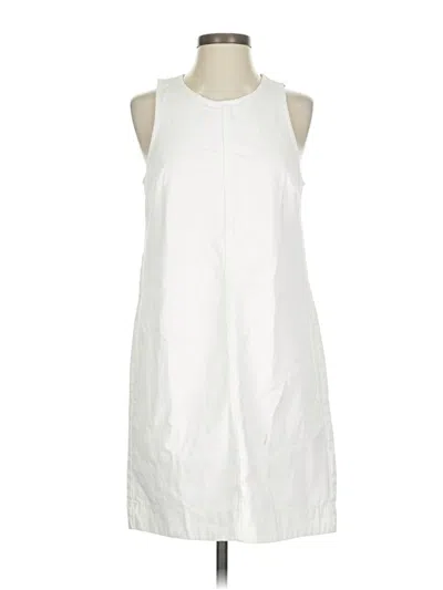Pre-owned Jcrew Casual Dress In White