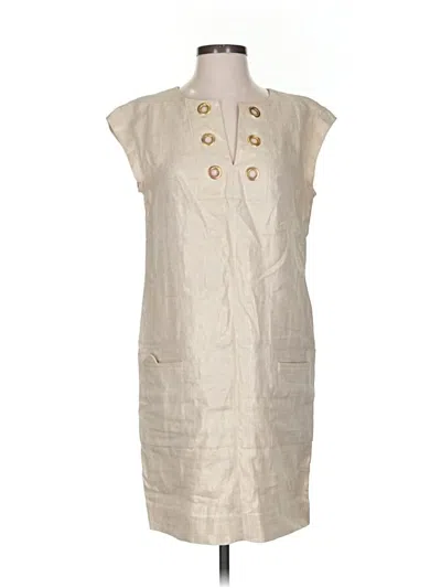 Pre-owned Jcrew Casual Dress In White
