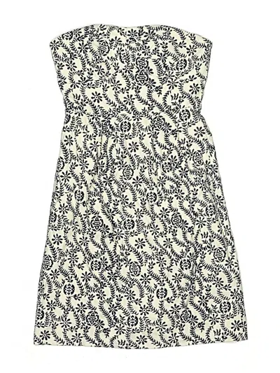 Pre-owned Jcrew Casual Dress In White