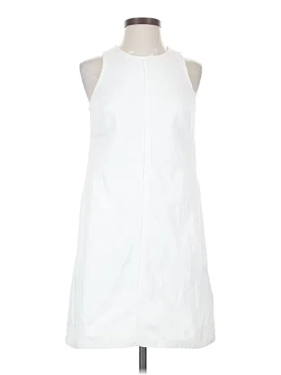 Pre-owned Jcrew Casual Dress In White