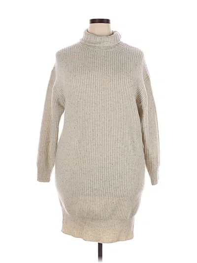 Pre-owned Jcrew Casual Dress In White
