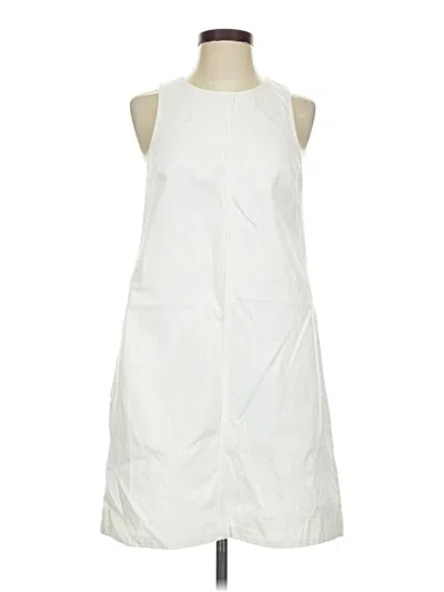 Pre-owned Jcrew Casual Dress In White
