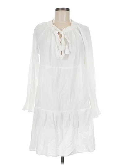 Pre-owned Jcrew Casual Dress In White