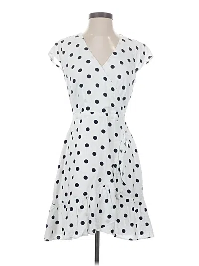 Pre-owned Jcrew Casual Dress In White