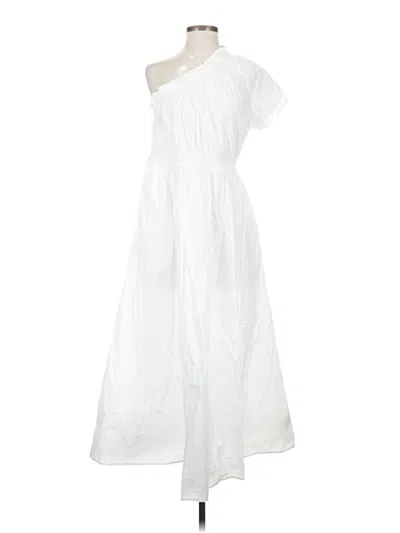 Pre-owned Jcrew Casual Dress In White