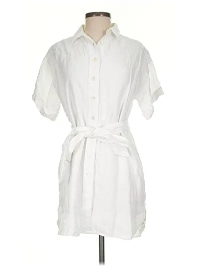 Pre-owned Jcrew Casual Dress In White