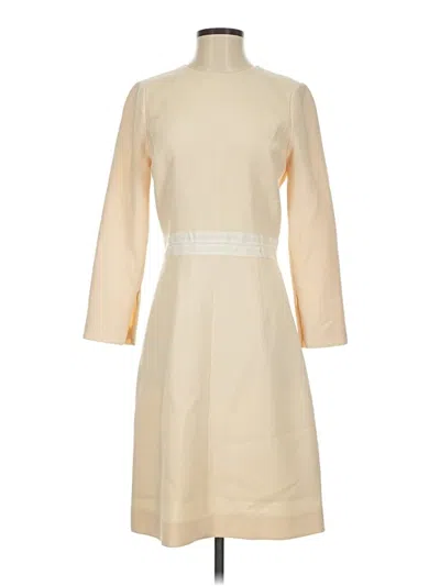 Pre-owned Jcrew Casual Dress In White
