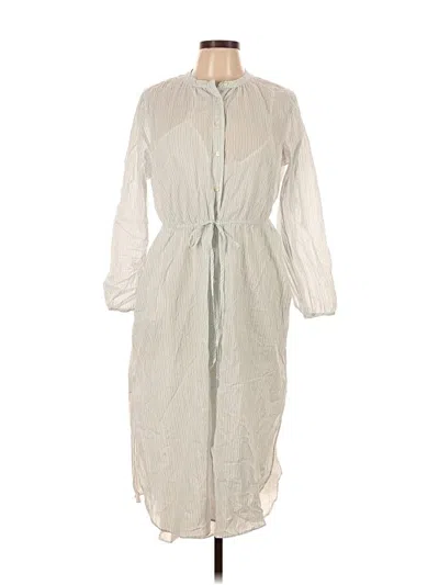 Pre-owned Jcrew Casual Dress In White
