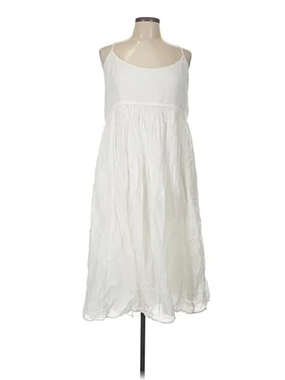 Pre-owned Jcrew Casual Dress In White