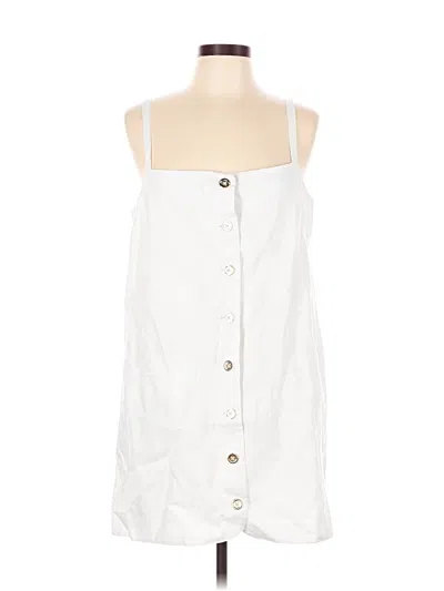 Pre-owned Jcrew Casual Dress In White