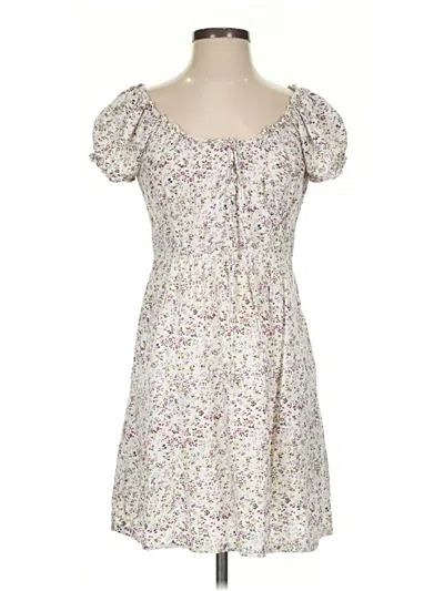 Pre-owned Jcrew Casual Dress In White