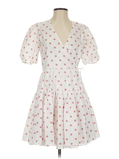 Pre-owned Jcrew Casual Dress In White