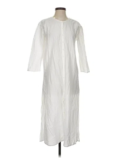 Pre-owned Jcrew Casual Dress In White