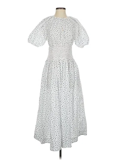 Pre-owned Jcrew Casual Dress In White