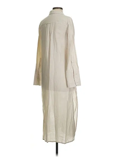 Pre-owned Jcrew Casual Dress In White