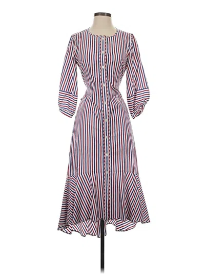 Pre-owned Jcrew Casual Dress In White