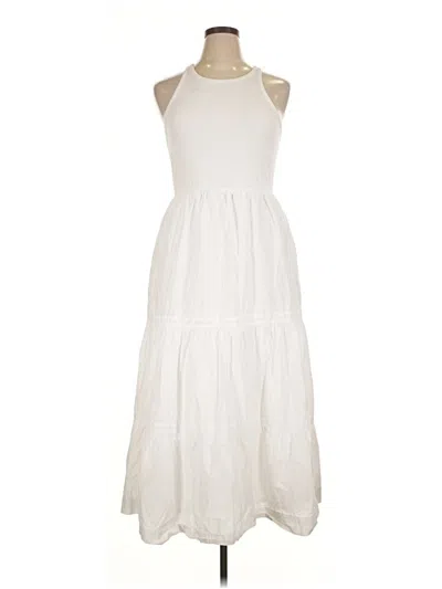 Pre-owned Jcrew Casual Dress In White