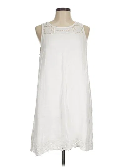 Pre-owned Jcrew Casual Dress In White