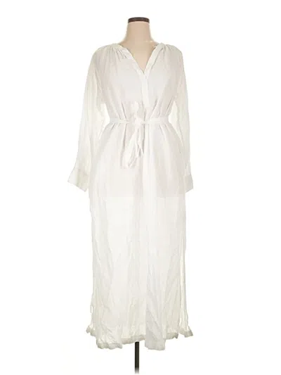 Pre-owned Jcrew Casual Dress In White