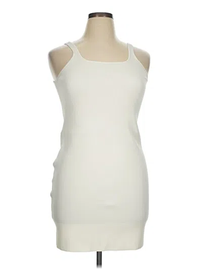 Pre-owned Jcrew Casual Dress In White